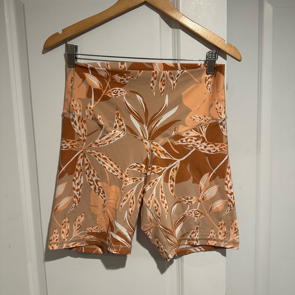 AERIE TROPICAL BIKER SHORTS